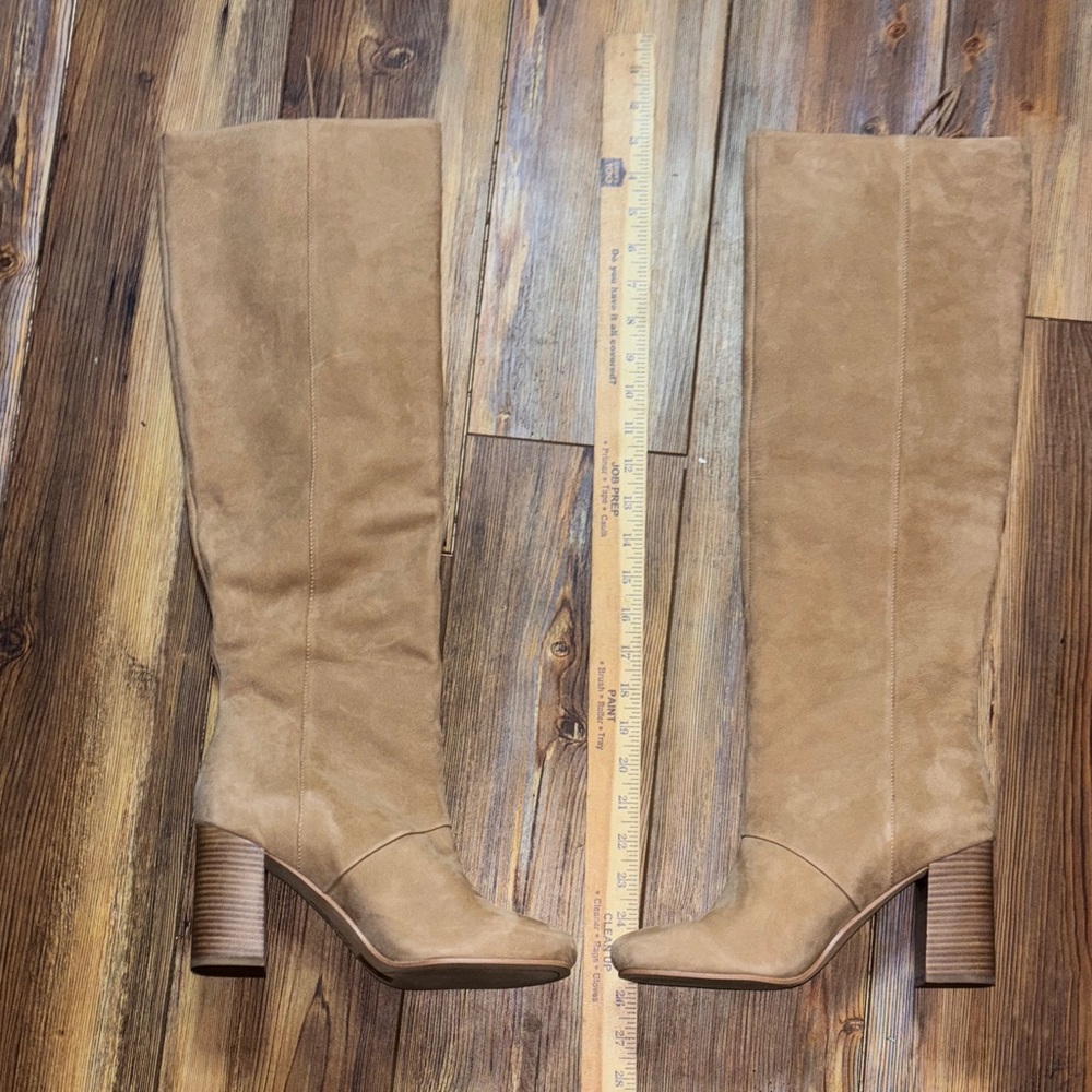 Sam Edelman Taylan Fringed Knee-High Boots Size 9 - Picture 4 of 11